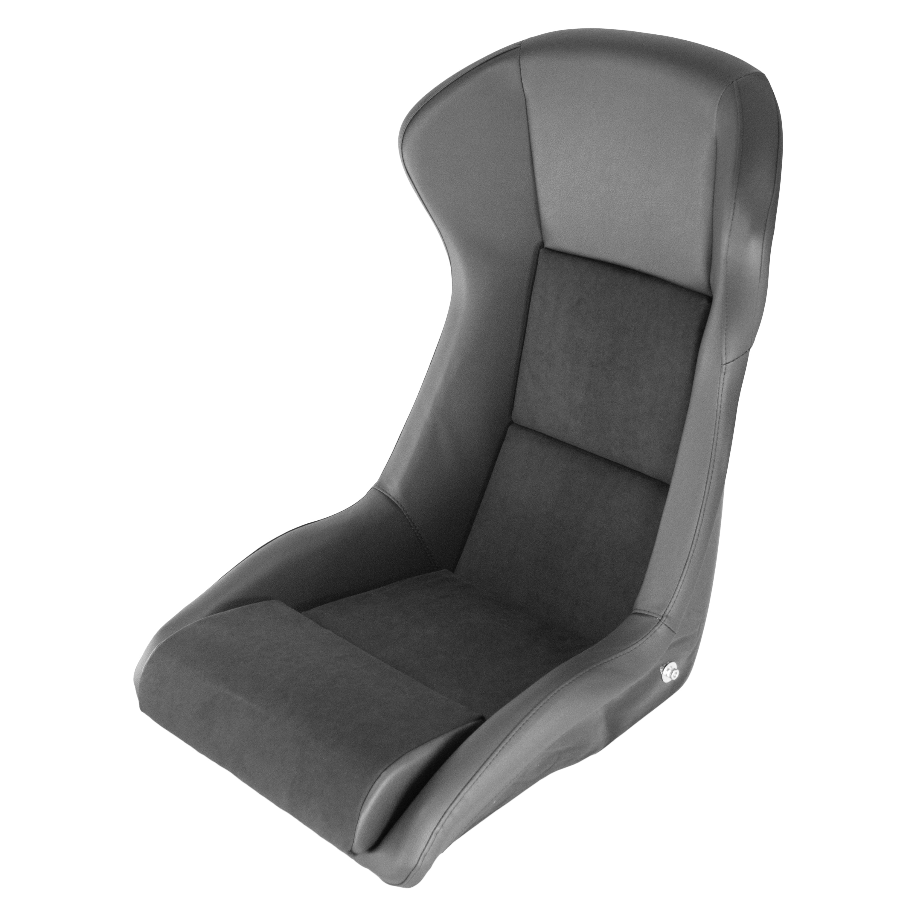 Cobra Speedster GRP-Black Vinyl Outer/Black Dinamica Black/Black Stitch & Cobra Logo / Horizontal Stitch lines