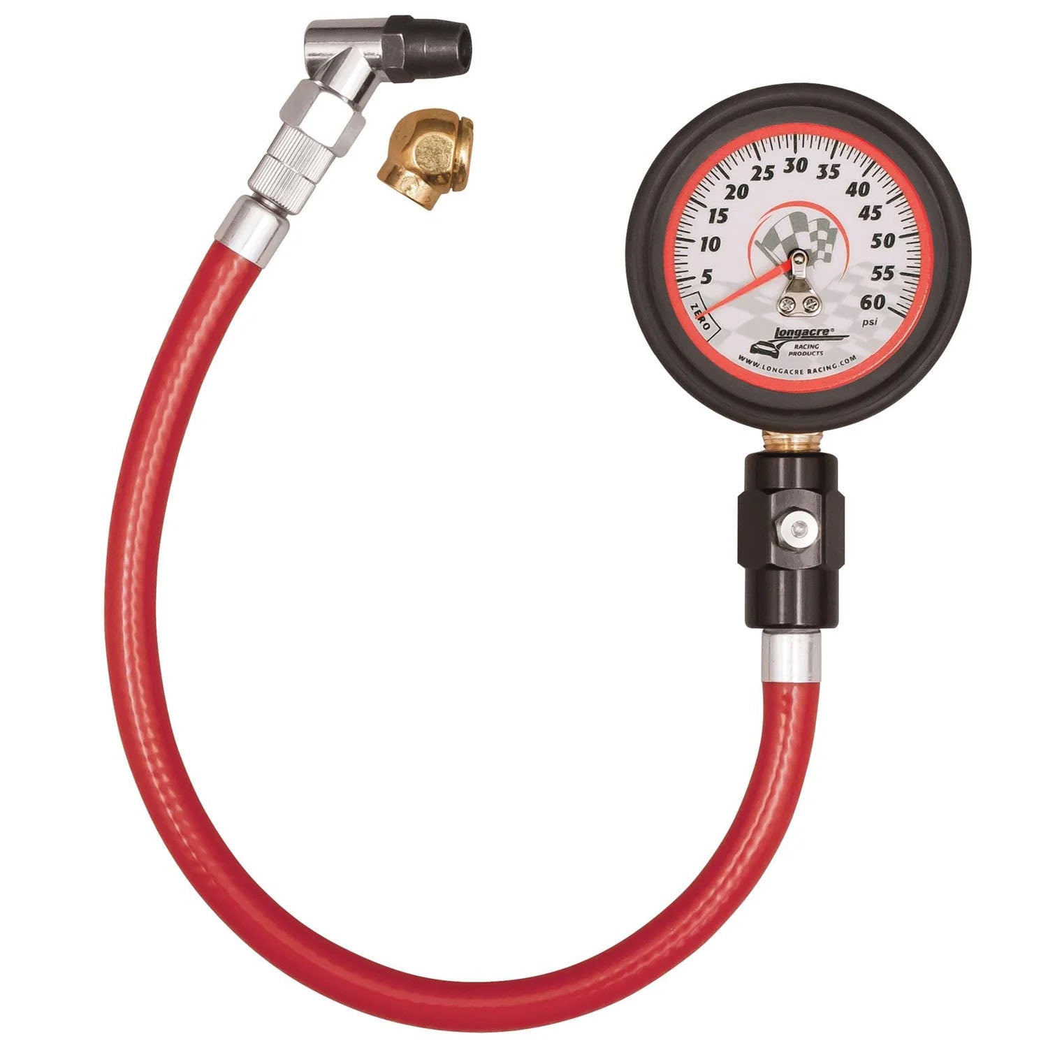 Longacre Deluxe 2.5" Analog Tire Pressure Gauge